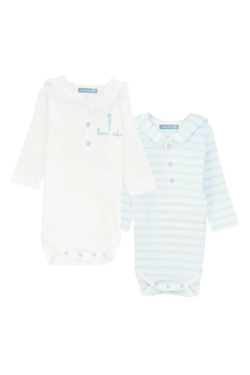 Lightweight Lot de bodies 2 Brendan Baby – coton High-Quality