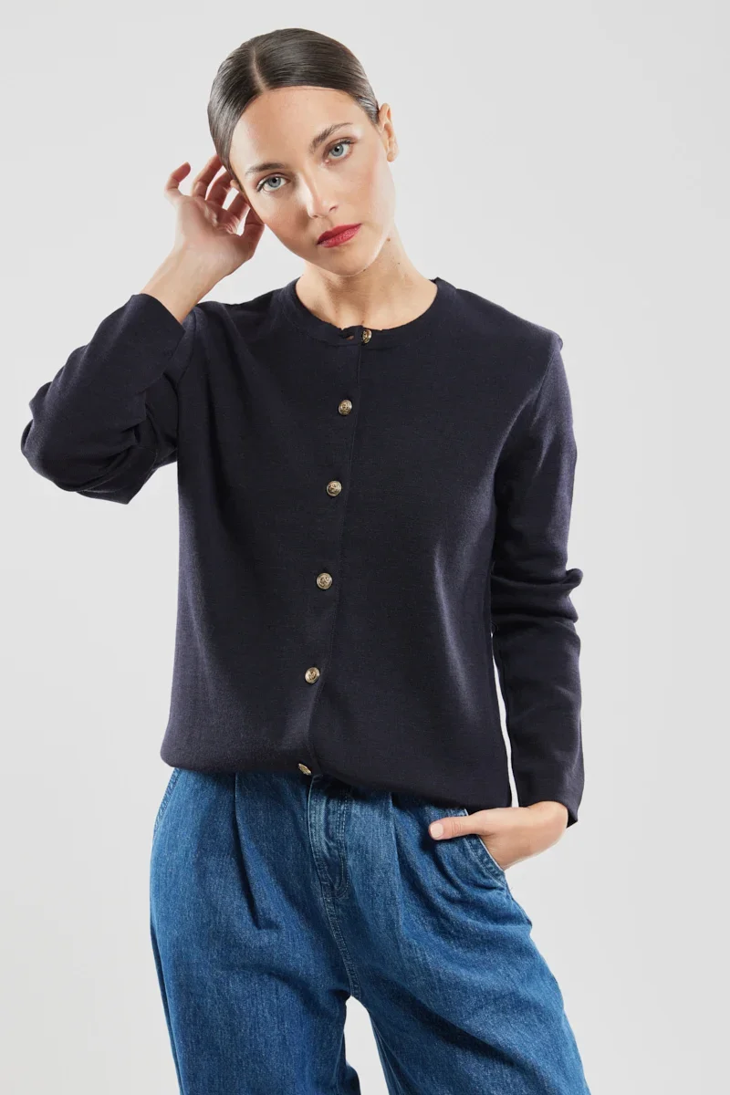 Carefully Designed Cardigan Vannes – maille haute densité Efficient