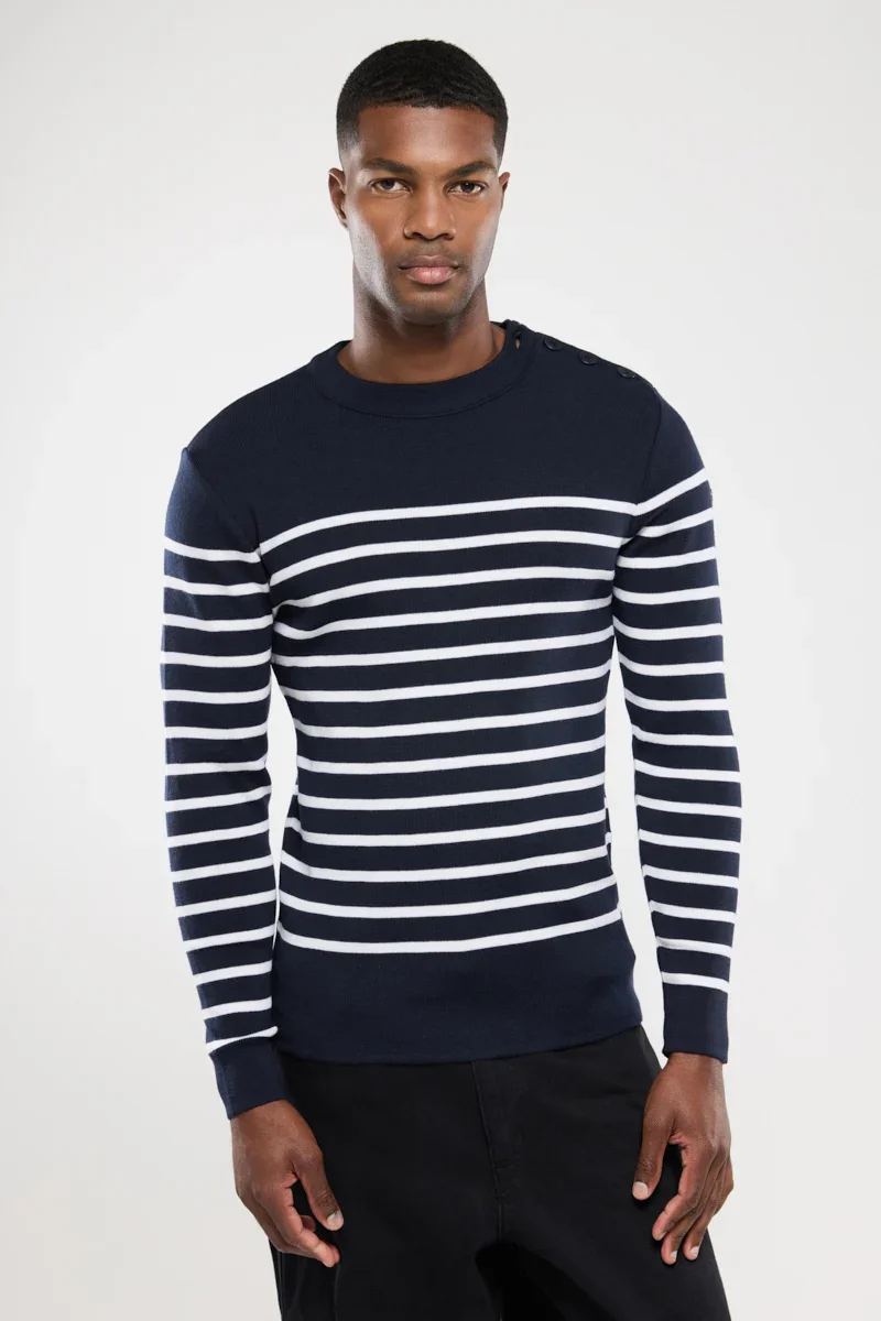 Premium Pull marin Goulenez – laine mérinos Original