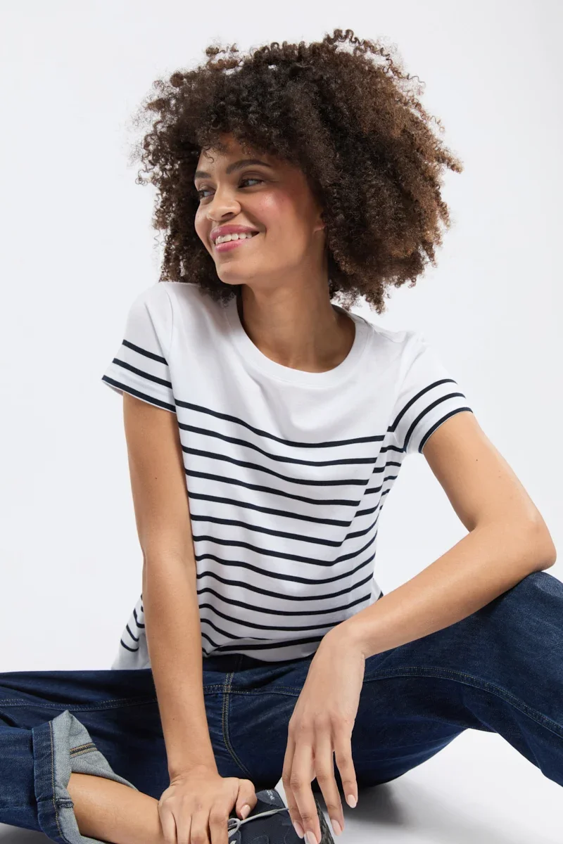 Minimalist Marinière Etel – coton léger Outstanding