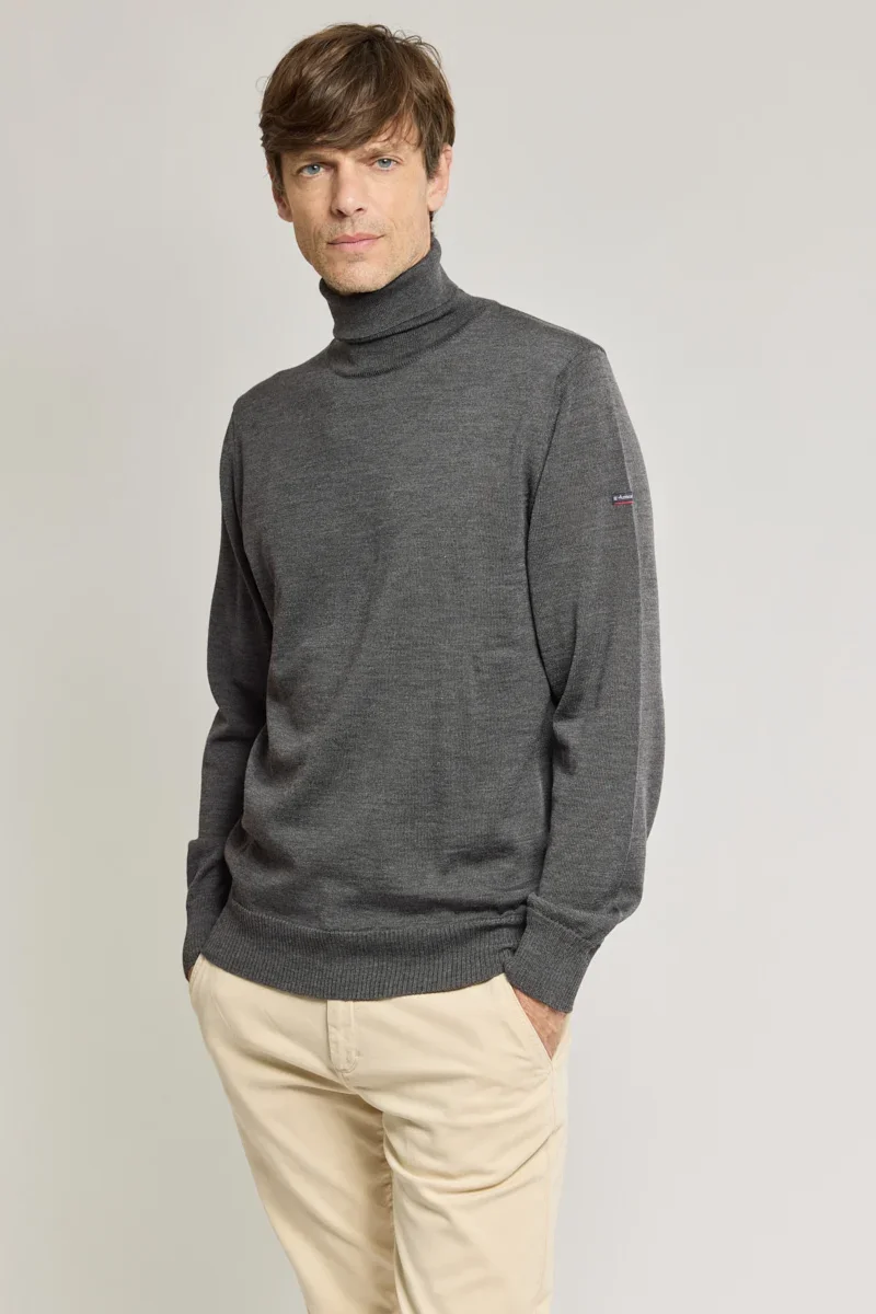 High-Grade Pull col roulé Ferel – laine mérinos Eco-Friendly