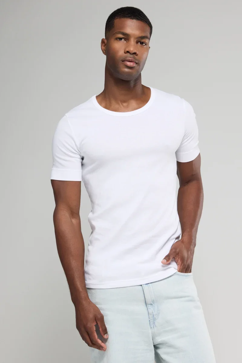 Reliable T-shirt col rond – coton épais issu de l agriculture biologique Natural