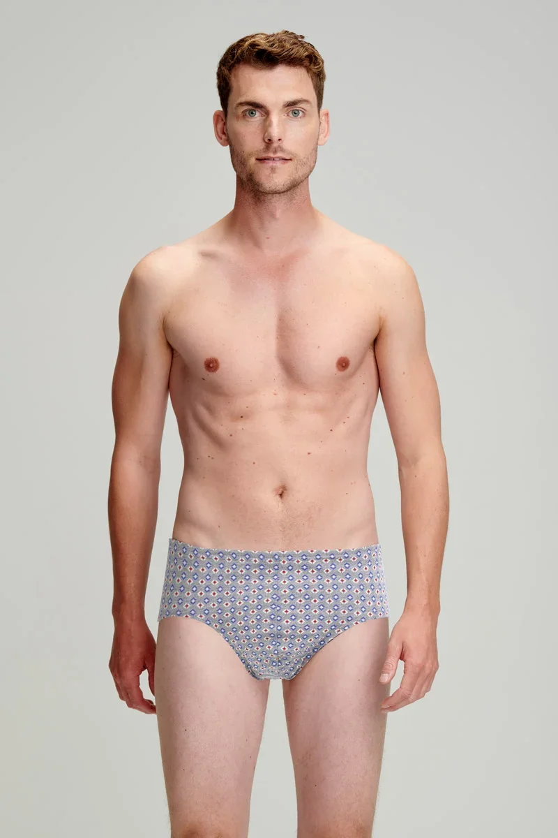 Smart Slip motifs géométriques – coton léger issu de l agriculture biologique Soft