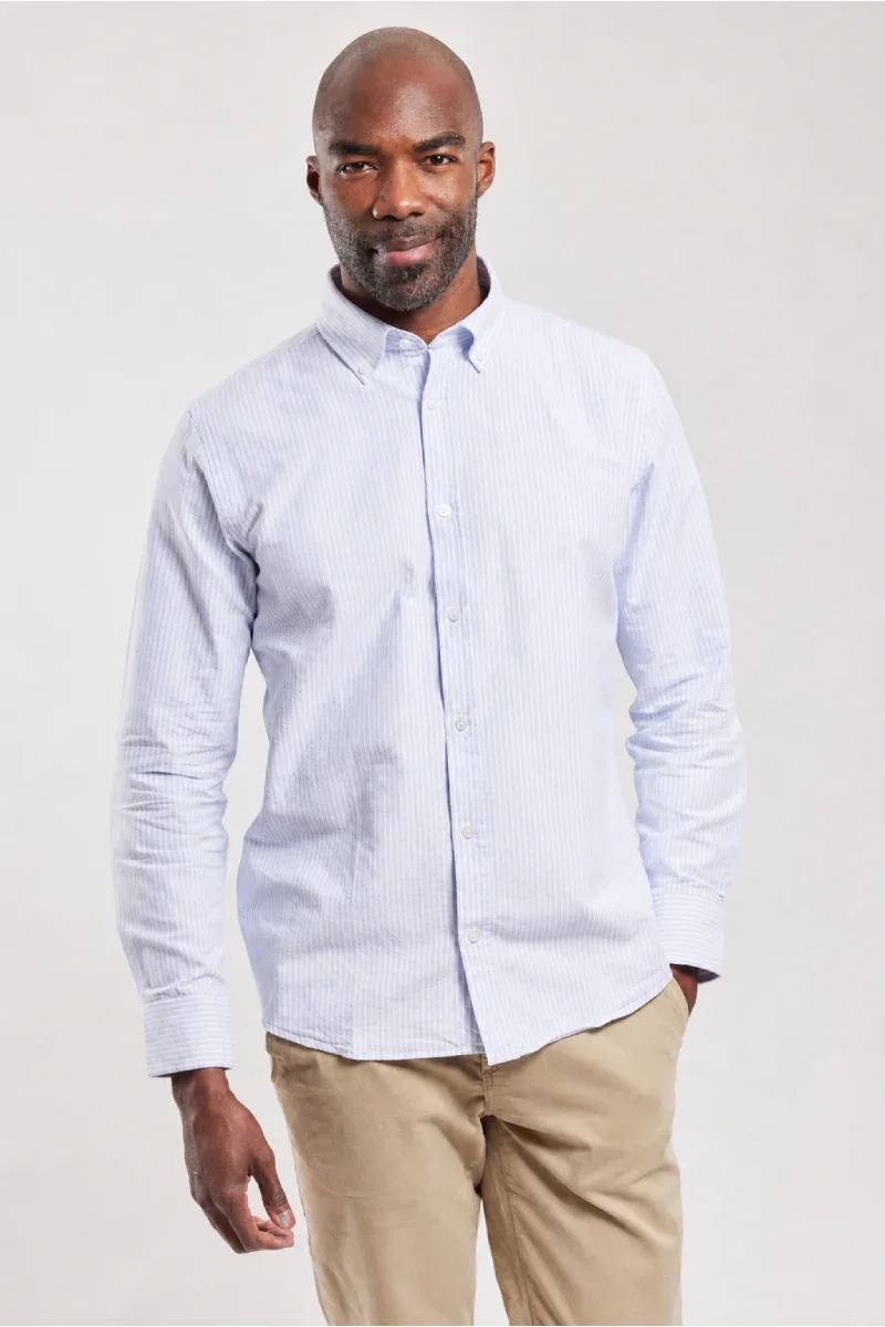 Lightweight Chemise coupe droite Héritage – coton Luxury
