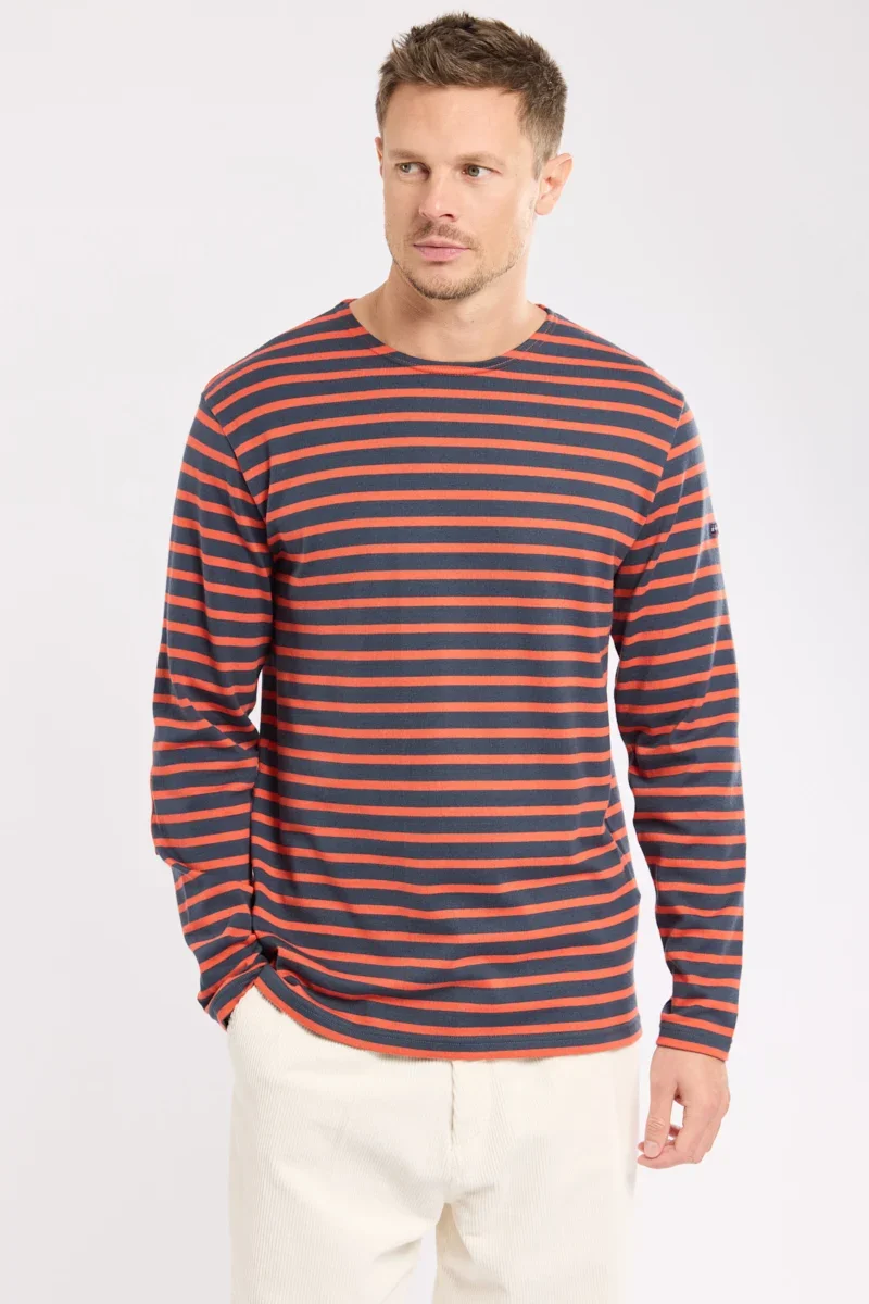 Innovative Marinière avec coudières – coton rustique Authentic
