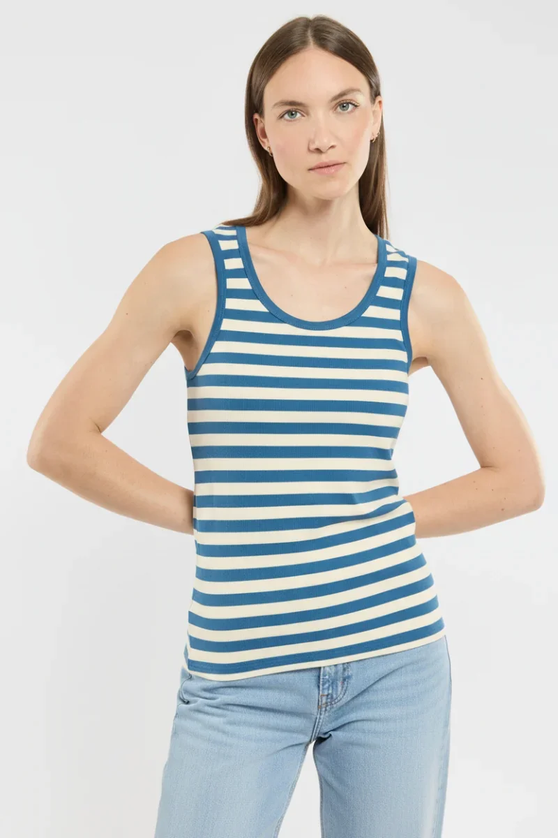 Healthy Striped vest top – cotton Flexible