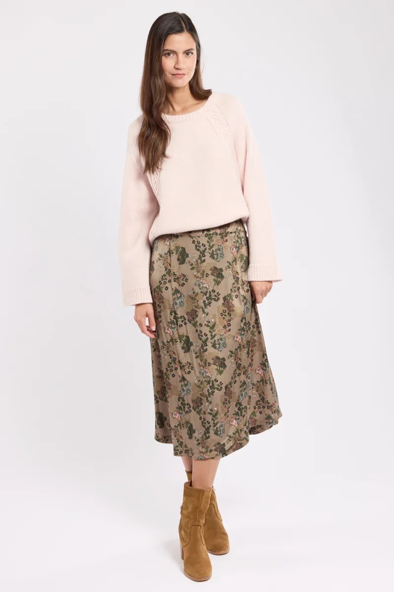 Fast Printed skirt – cupro Original