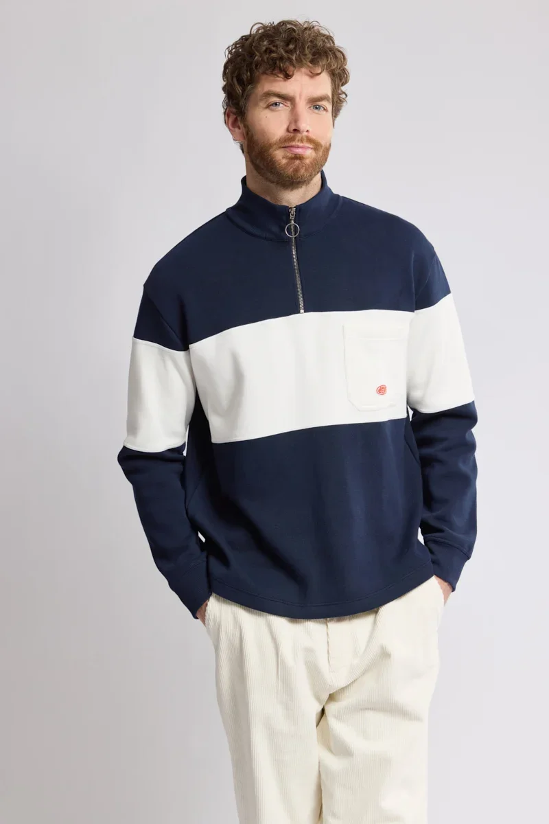 Classic Heritage zip-up hoodie – thick cotton Minimalist