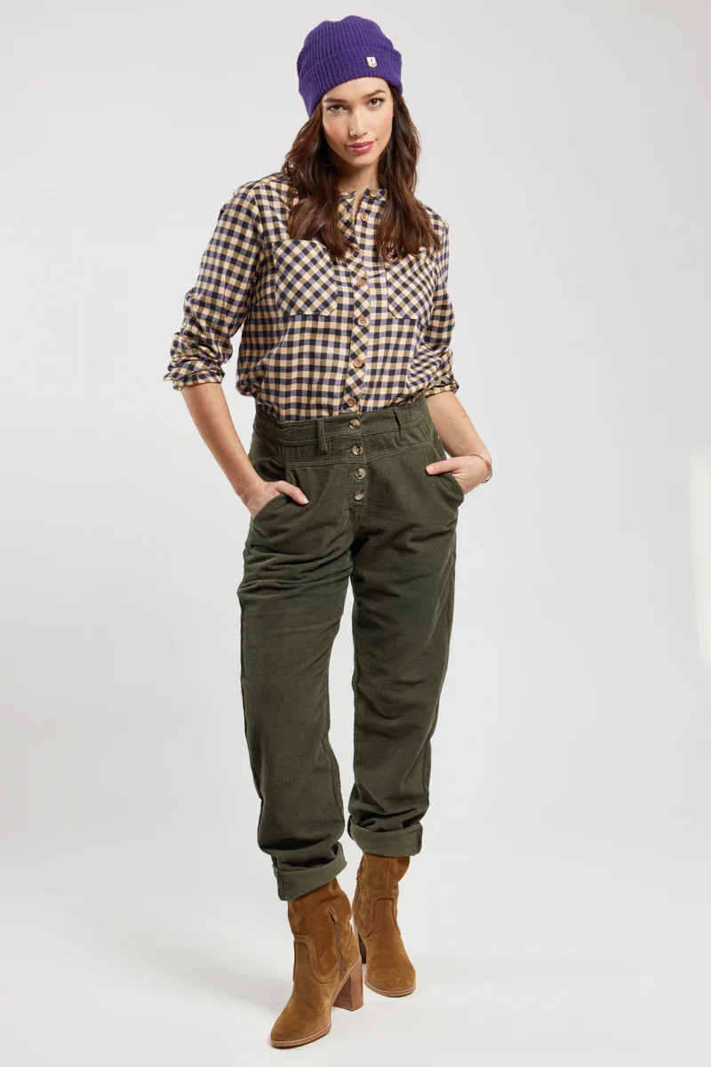 Efficient Elastic waist corduroy trousers Top-Quality