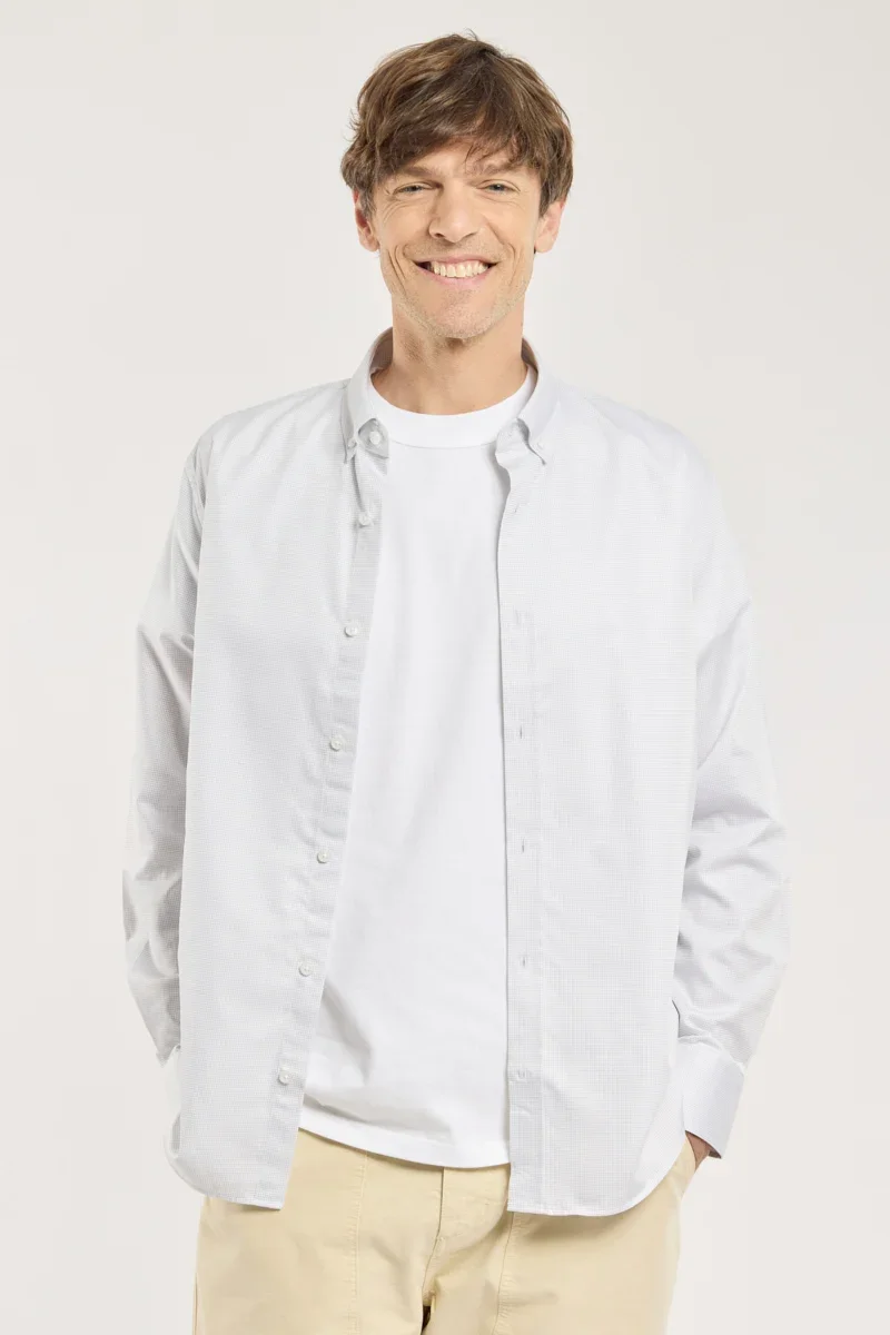 Authentic Straight-fitting shirt – cotton Powerful