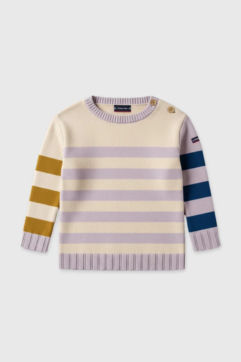 Fast Baby fisherman jumper – cotton Solid