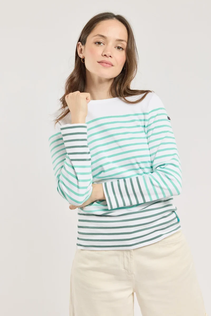 Contemporary Two-tone striped shirt – thick cotton Responsible