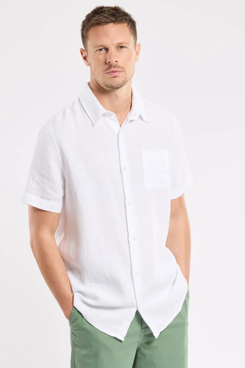 Fine Crafted Short-sleeved shirt – linen Original Design
