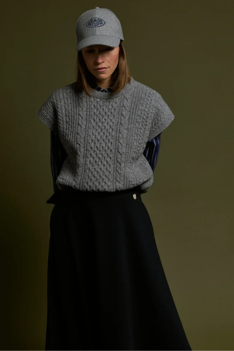 Trendy Sleeveless sweater – wool Clean