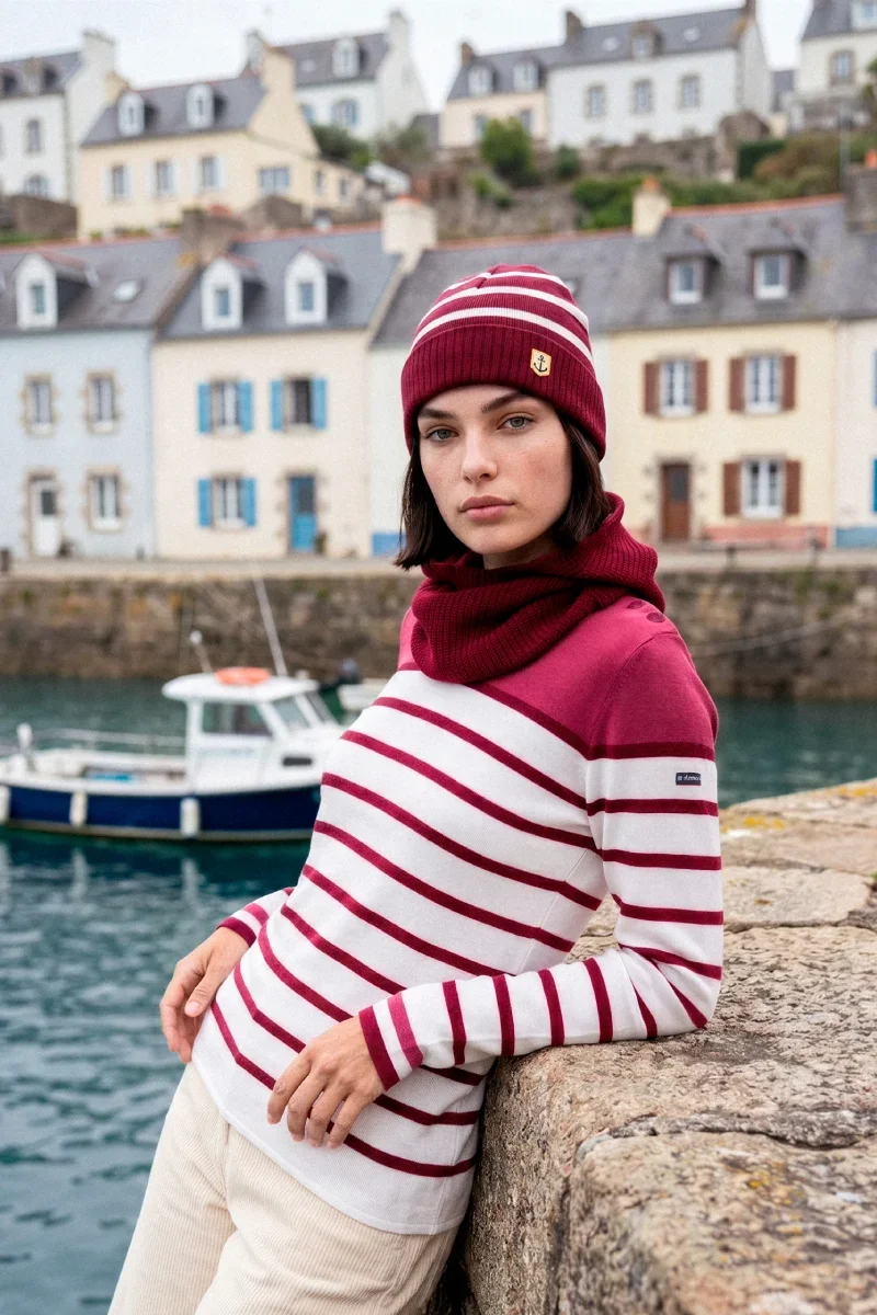 Fine Crafted Striped sailor sweater – merino wool Carefully Designed