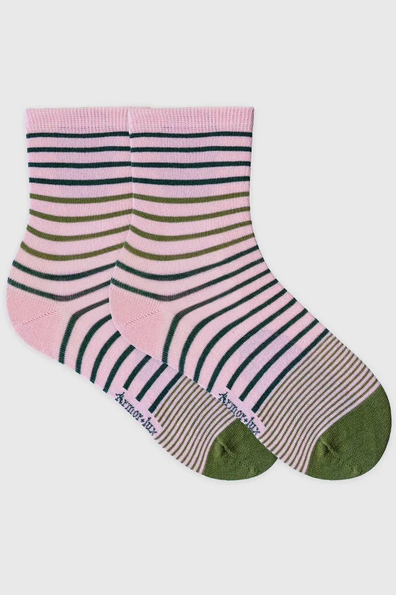 Relaxed Striped socks – cotton Dependable