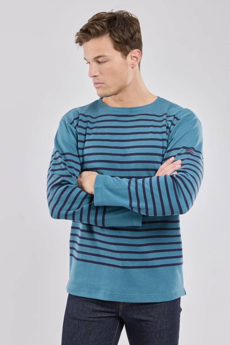 Solid Amiral striped top – thick cotton User-Friendly