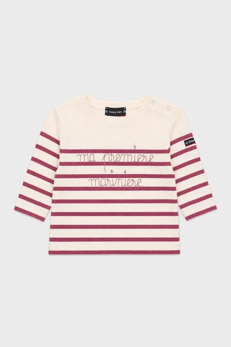 Detailed Baby striped Breton shirt – cotton Exclusive
