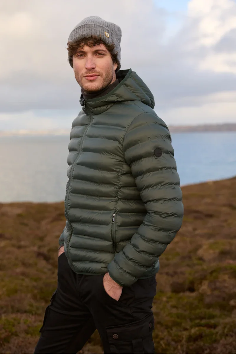 Long-Lasting HOODBORD Hooded Padded Jacket – recycled polyamide Carefully Designed