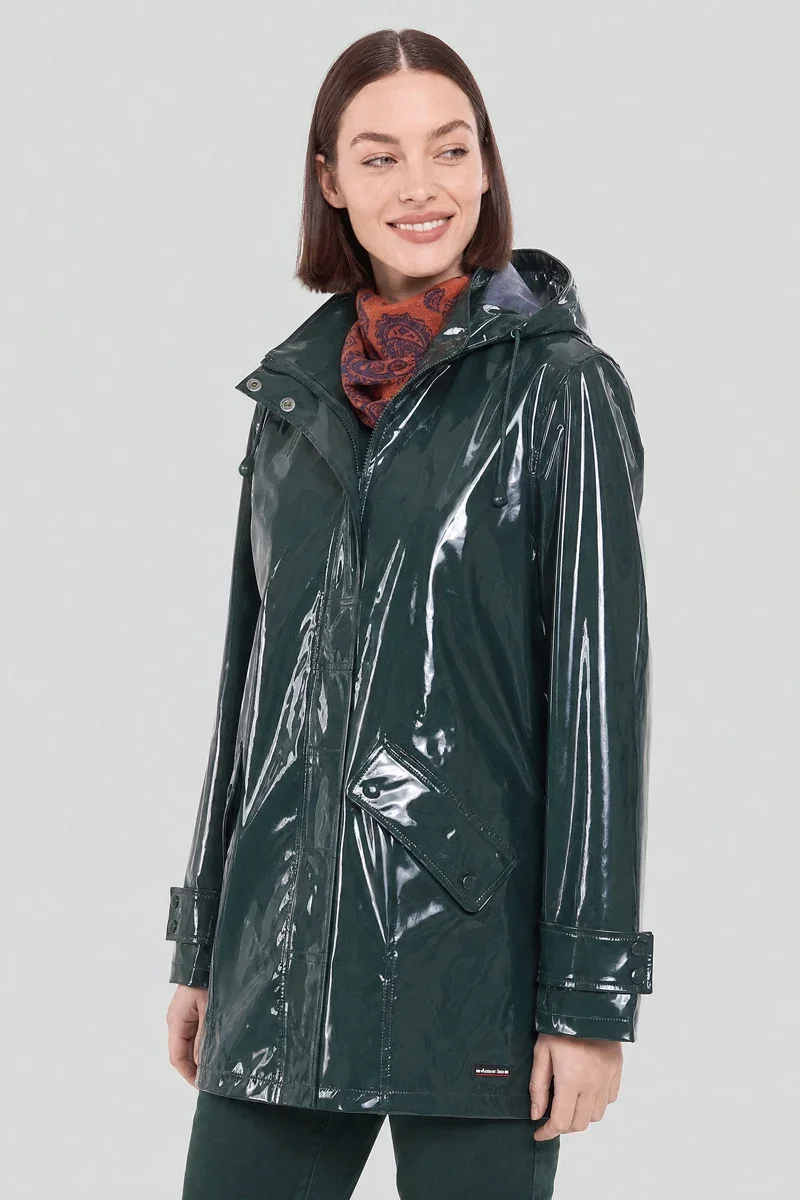 Advanced Shiny waterproof rain jacket Certified