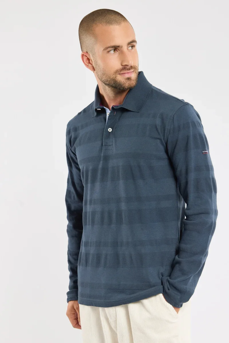Enhanced Polo rayures fantaisie – coton High-End