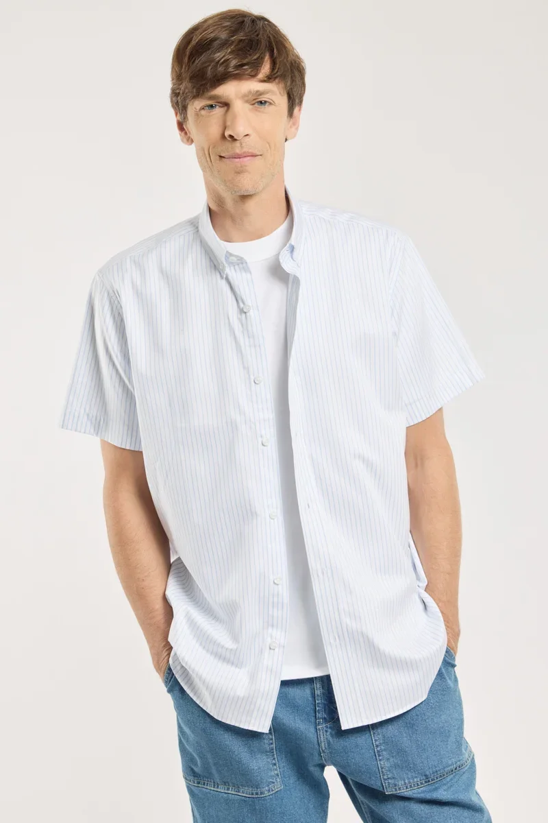 Eco-Friendly Chemise manches courtes – coton Optimized