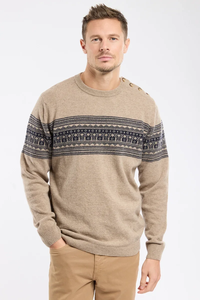 Premium Material Pull marin jacquard – coton World-Class