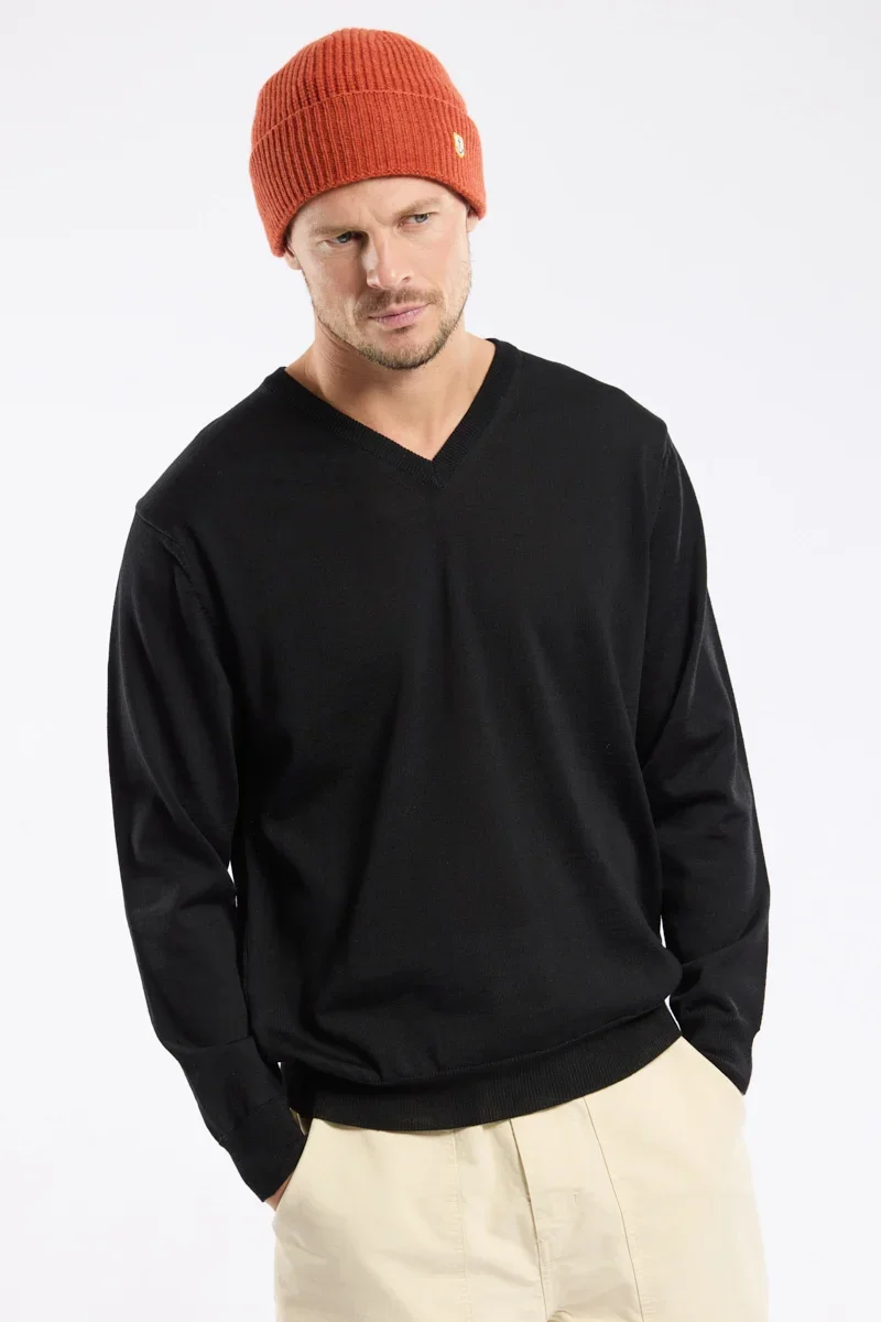 Sophisticated Pull col V Bérac – laine Soft