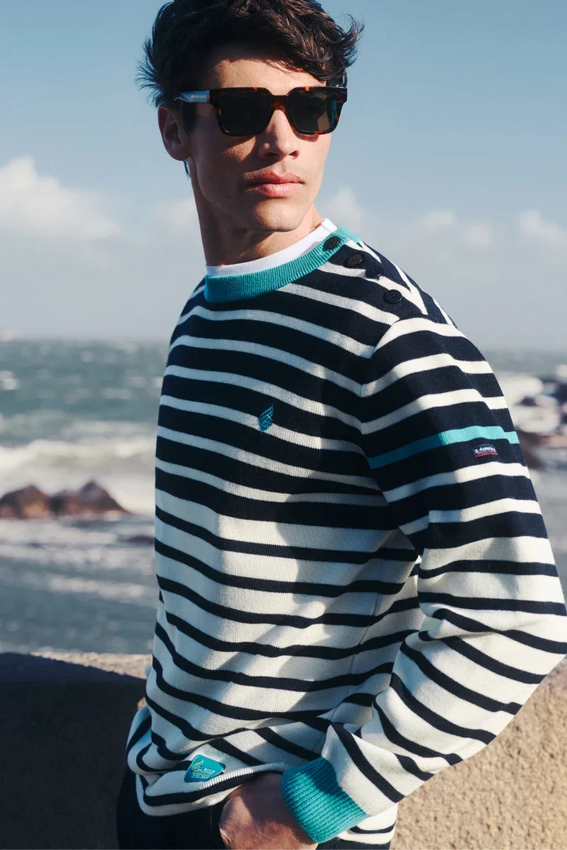 Sophisticated Pull marin – laine et acrylique Responsible