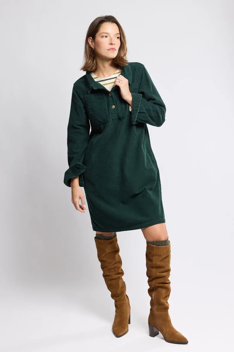 Fine Robe en velours – coton Eco-Friendly