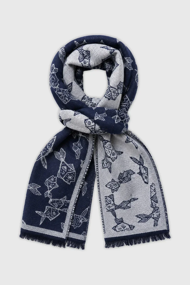 Premium Echarpe – laine et coton Elegant