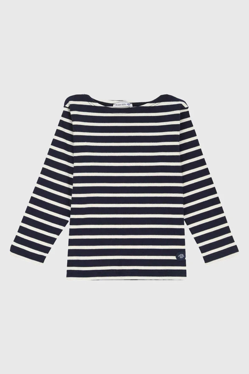Contemporary Breton striped shirt Kids – interlock cotton Relaxed
