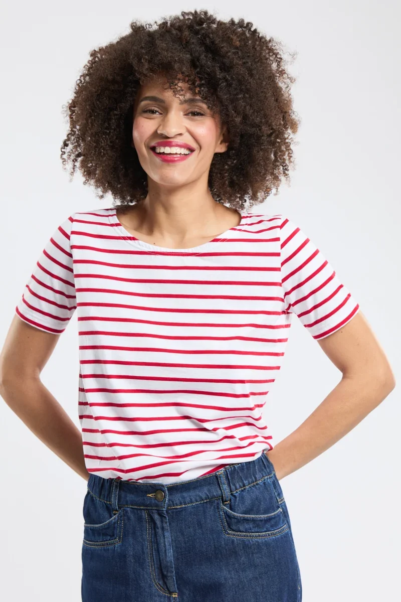Genuine Breton striped shirt Héritage – light cotton Powerful