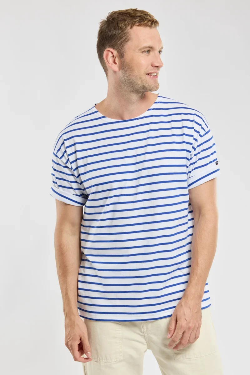 Pure Breton striped shirt – light jersey cotton Excellent