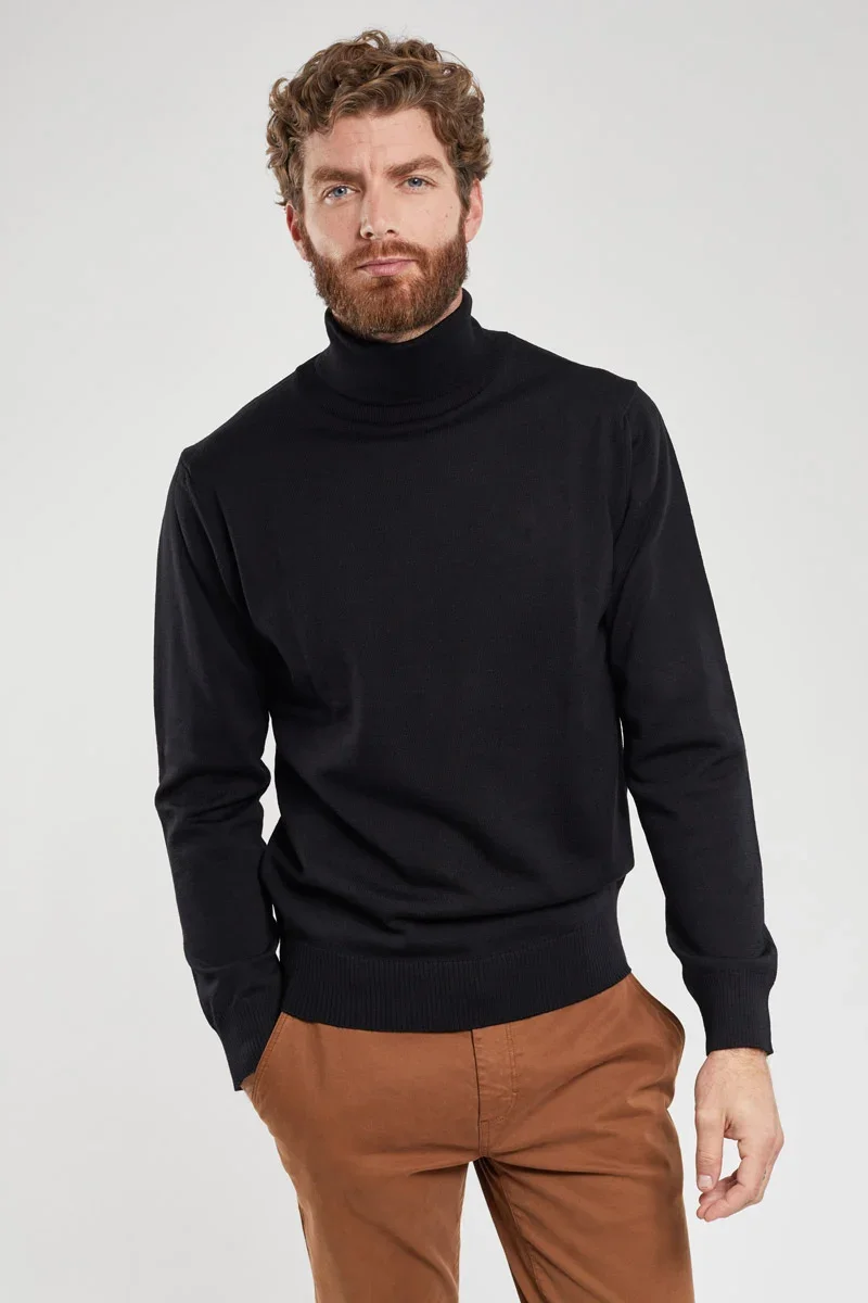 High-End Turtleneck sweater Ferel – merino wool Recyclable