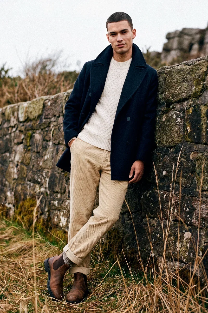 Optimized Pea coat Kermor – wool Contemporary