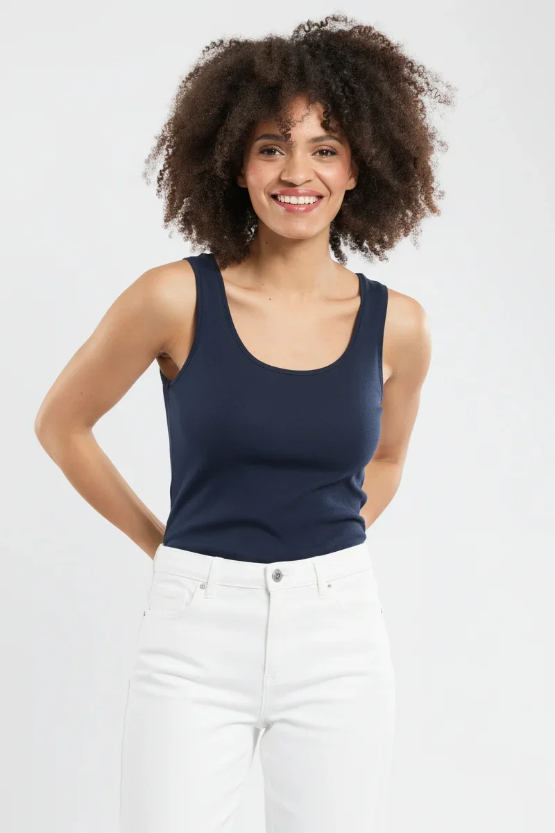 Effective Plain tank top – light organic cotton Reusable