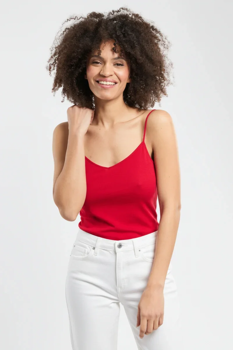Certified Camisole – light organic cotton Detailed