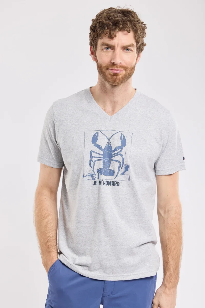 Selected Je m’homard T-shirt – lightweight cotton Elite