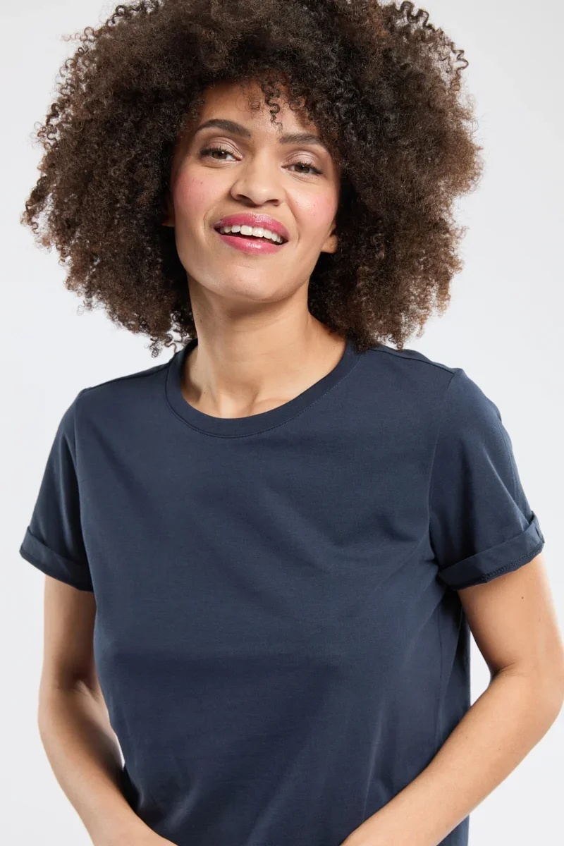 Trendy CANOTIER plain T-shirt – organic cotton Responsible