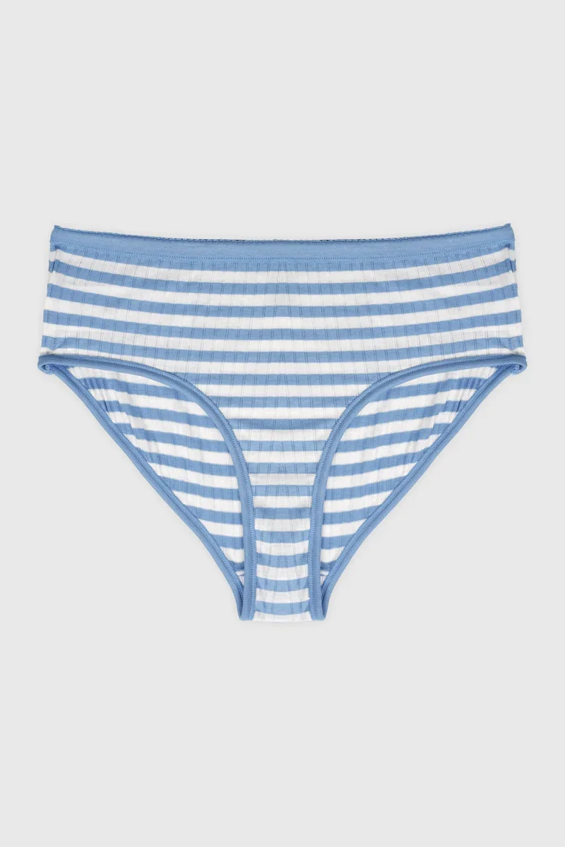 Verified High-waist panty – lightweight organic cotton Reusable