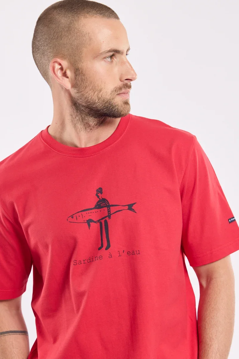 Luxury Sardine in the water T-shirt – lightweight cotton Exclusive