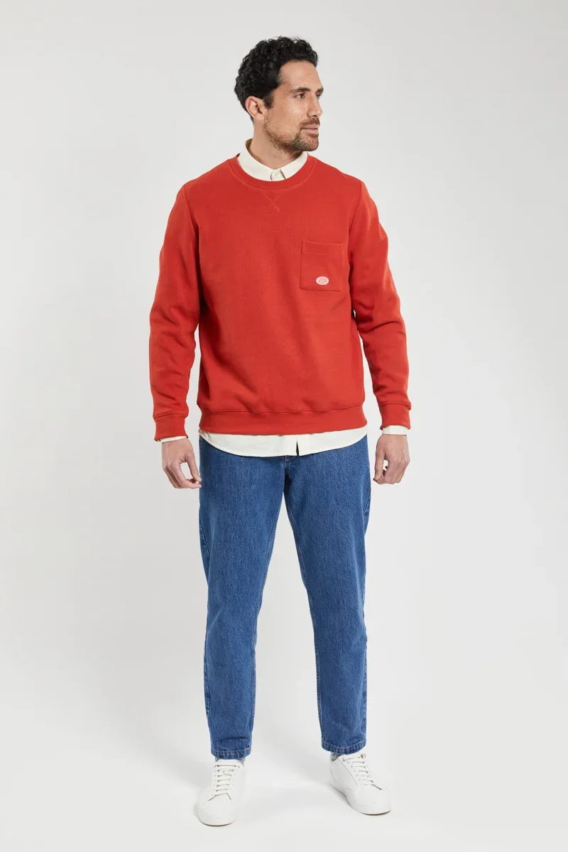 Breathable Heritage sweatshirt with pocket – organic cotton Official