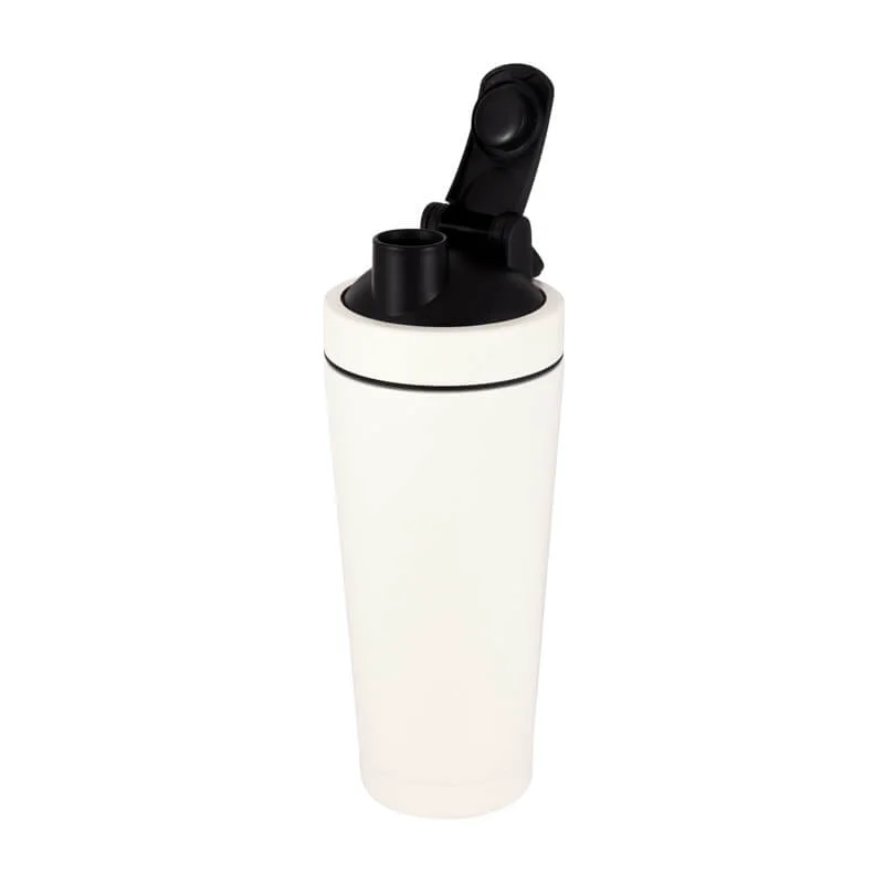 Relaxed Protein Shaker Bottle with Leak-Proof Lid Recyclable