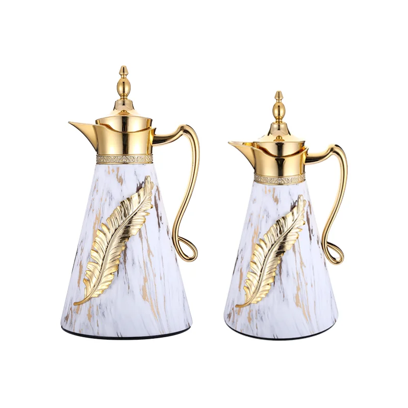 Outstanding 0.7L 1.0L Luxury Arabic Style Glass Teapot Set WG12018 Soft