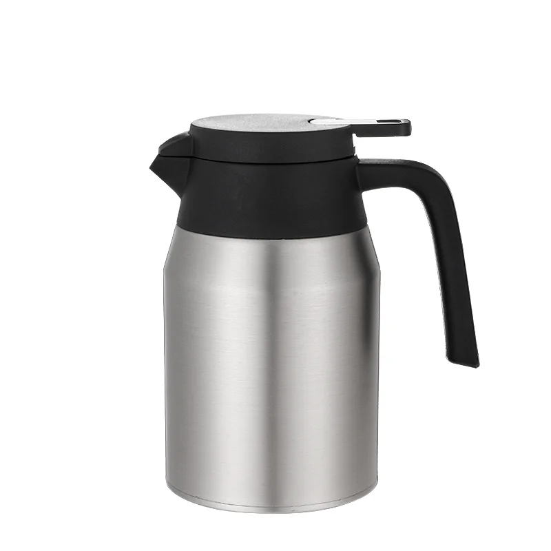 Organic 1L Double Wall Stianless Steel Vacuum Coffee Pot EHO18001 Premium Material