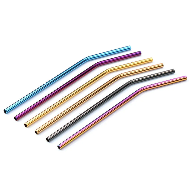 High-Performance Stainless Steel Straws Reusable Comfortable Rounded tip Reusable Drinking Straws-EHO98001 Excellent