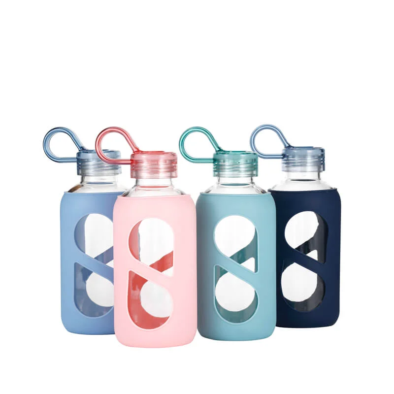 Selected 500ml Reusable Water Bottle With Sleeve 06065B Excellent