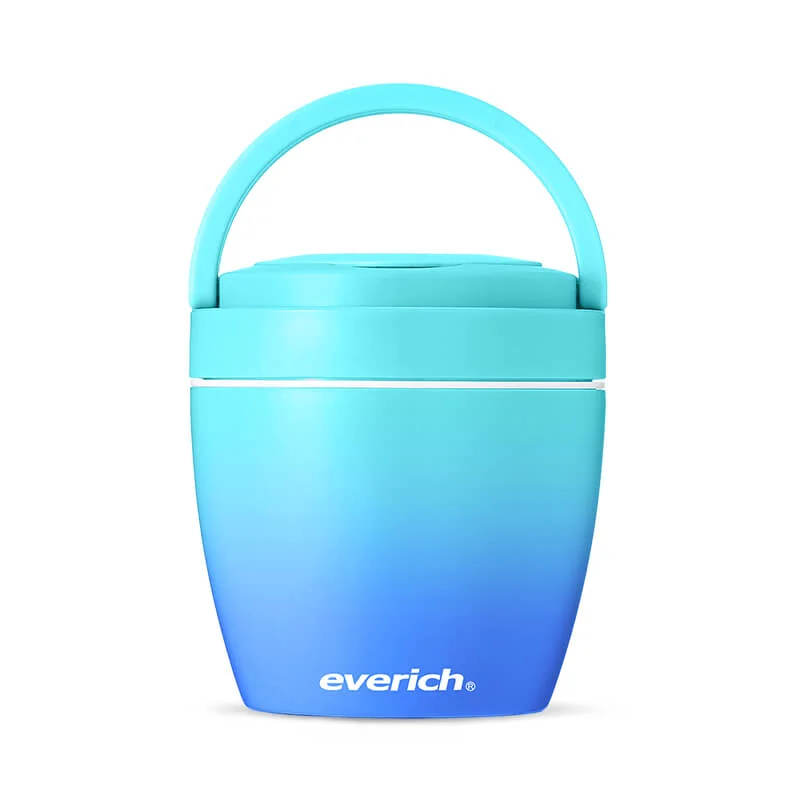 Enhanced 500ml Portable Lunch Box with Spoon and Fork 06728 High-End