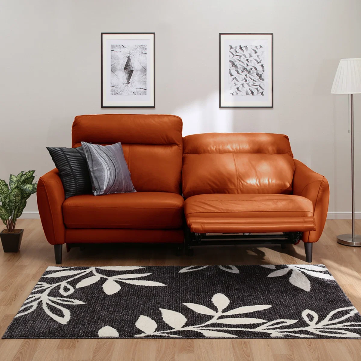 Reusable 3 SEAT L-RECLINER SOFA ANHELO SK BR Sophisticated